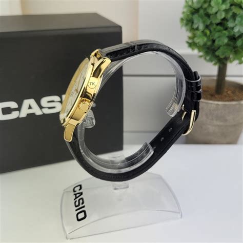 Relógio Casio Analógico Dourado MTP V001GL 7BUDF Tokaia