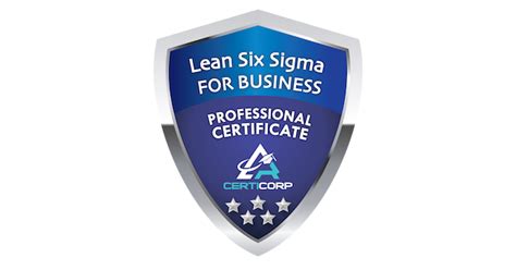 Lean Six Sigma For Business Professional Certification Credly