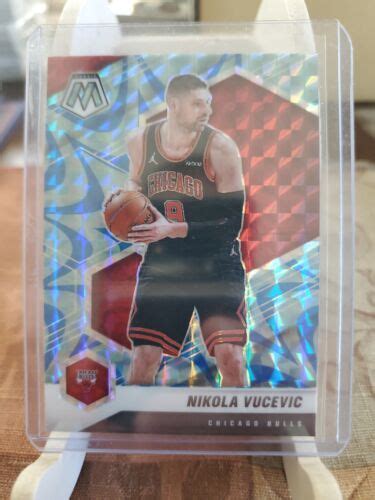 2020 21 Panini Mosaic Reactive Blue Mosaic 59 Nikola Vucevic CHICAGO