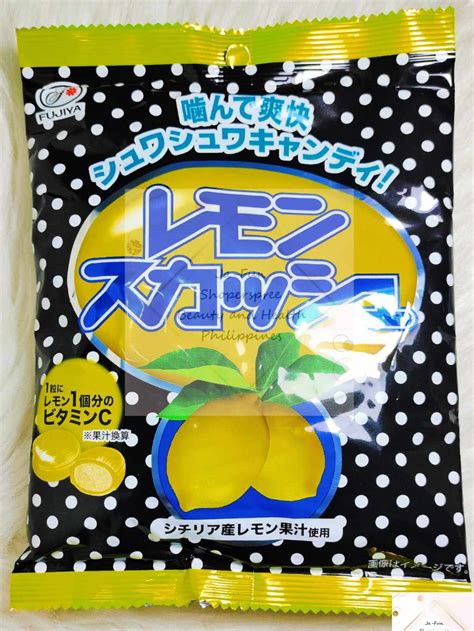 LEMON SQUASH CANDY SPARKLING HARD CANDY ( FUJIYA JAPAN ) | Shopee ...