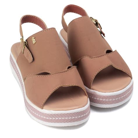 Sandália Infantil Menina Flatform Bonekinha Linda Nobuck Nude Marshoes Loja de