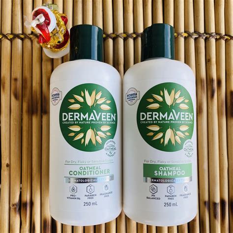 Dermaveen Oatmeal Shampoo And Conditioner For Dry Flaky Or Sensitive