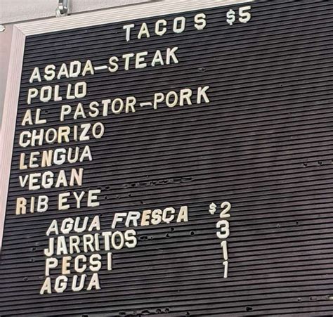 Tacos Cdmx Menu Ithaca Ny