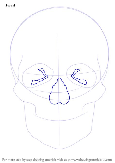 Learn How to Draw a Skull (Skulls) Step by Step : Drawing Tutorials