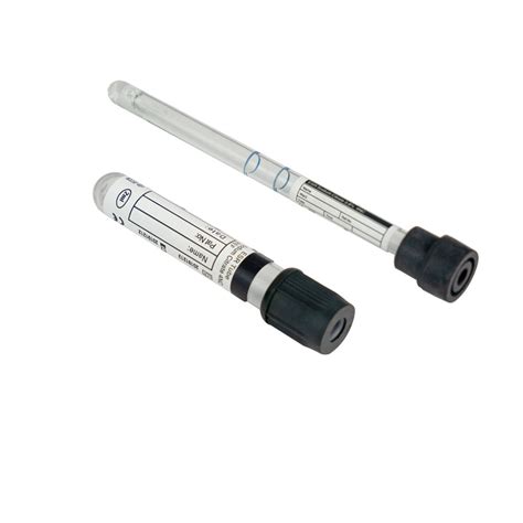 Black Stopper Sodium Citrate Esr Vacuum Blood Collection Tube