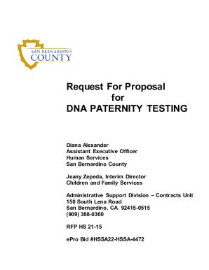 Fillable Online Request For Dna Paternity Test Properly Denied Not In