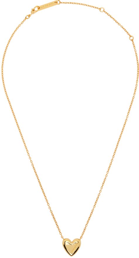 Ambush Gold Heart Charm Necklace Ssense Canada