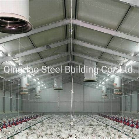 Galvanized Prefabricated Steel Structure Poultry Farm Chicken House