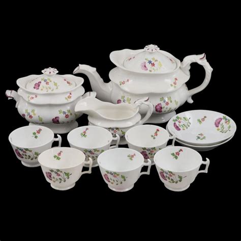 Hand-Painted Porcelain Tea Set | EBTH