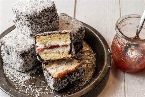 Gluten-free Lamington Recipe with Jam Filling (Low Carb Too!)