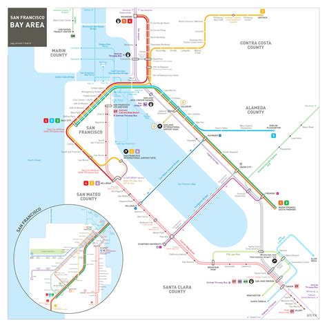 San Francisco Bay Area Transit Map : inat