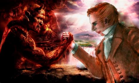 God vs Devil Wallpaper - WallpaperSafari