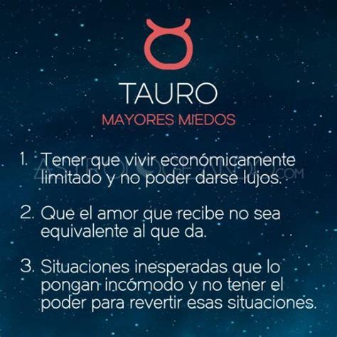 ¿a Qué Le Teme Cada Signo Citas De Tauro Signos Signo Tauro