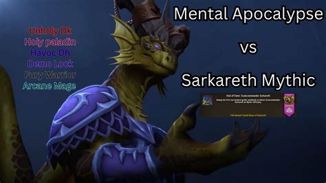 Mental Apocalypse Vs Sarkareth Mythic Multi Pov Youtube