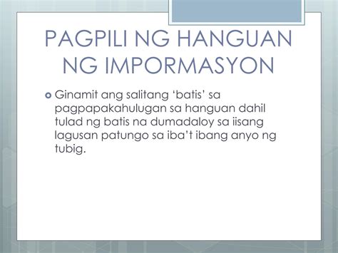 Solution Kabanata Pagpili Ng Hanguan Ng Impormasyon Studypool