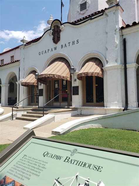 Take A Bath In The World Famous “hot Springs” Water At Quapaw Bathhouse Violet Sky Adventures