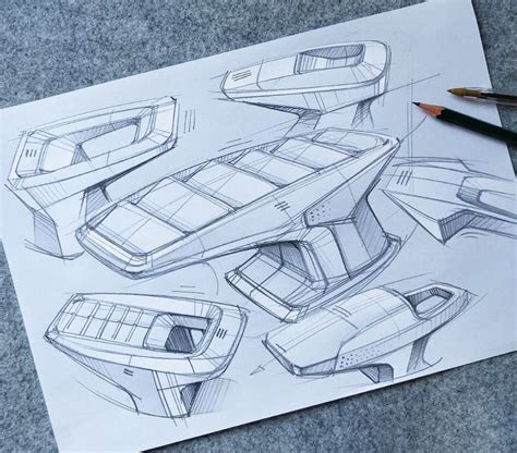 Behance :: Para você | Sketches, Industrial design sketch, Furniture ...