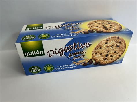 Печенье Gullon Digestive Avena Choco овсяное с шоколадом 425 г Овсяное ...