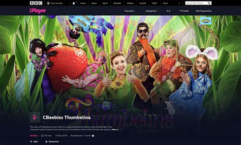 Bbc Cbeebies Thumbelina On Behance