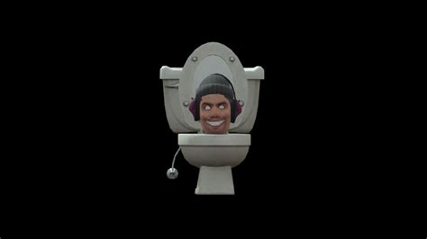 Dj Toilet Skibidi V2 Original Toilet And Headpho 3D Model By Lubs