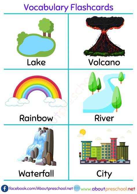 Vocabulary Flashcards-16 - About Preschool