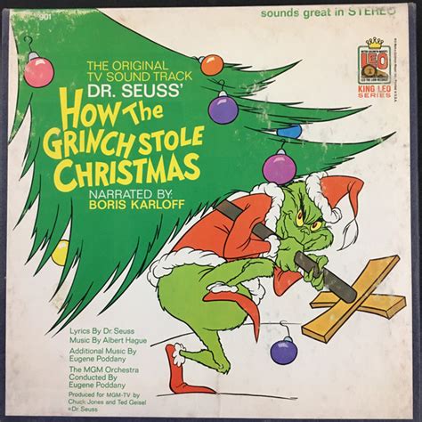 Boris Karloff - How The Grinch Stole Christmas (1966, Reel-To-Reel ...