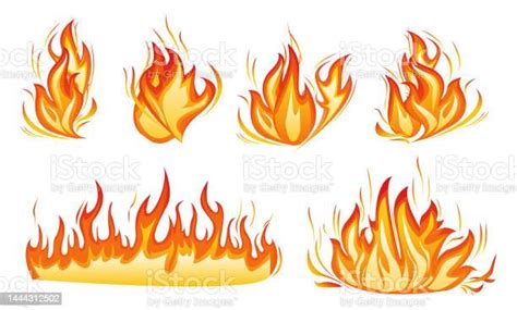 Fire Red 2 Stock Illustration Download Image Now Fire Natural Phenomenon Shooting A