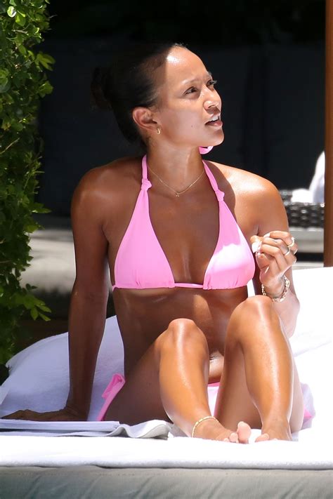 Karrueche Tran In A Pink Bikini Miami Celebmafia