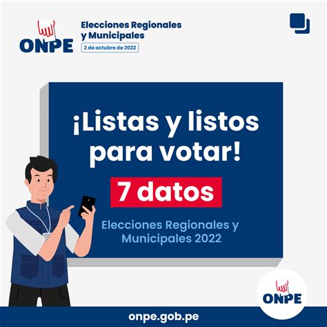 ONPE on Twitter ERM2022 Estos son 7 datos útiles para las