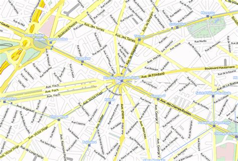 Arc De Triomphe Paris Map United States Map