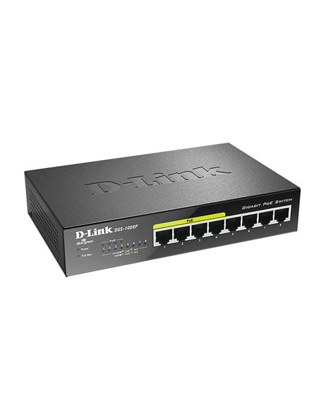 D Link DGS 1008P Switch No Administrado Gigabit Ethernet 10 100 1000