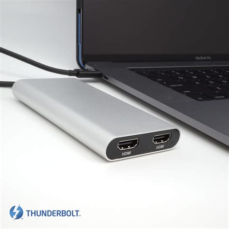 Thunderbolt™ 3 HDMI 2.0 Dual Display Adapter TB3DHA02-MSJ | Thunderbolt ...