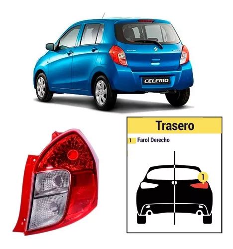 Farol Foco Derecho Trasero Suzuki Celerio Cuotas Sin Inter S