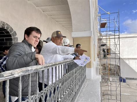 Supervisa Eric Cisneros rehabilitación de Fortaleza de San Carlos en