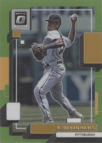 Panini Donruss Optic Lime Green Prizm Ke Bryan Hayes For