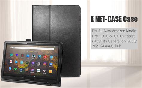 E Net Case Folio Case For All New Amazon Fire Hd 10 And