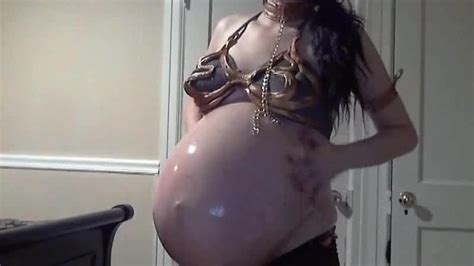 Magdalena Pregnant Princess Leia Twinner Huge Belly Oil Milf Tbt