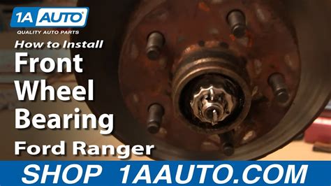 How To Replace Front Wheel Bearing Ford Ranger Wd Part Youtube