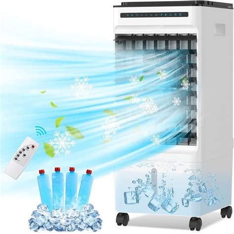 Climatiseur Mobile 5L Refroidisseur D Air 4 En 1 Climatiseur Portable