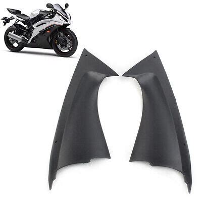 Black Side Air Duct Cover Fairing Cowling Insert Part For Yamaha Yzf R