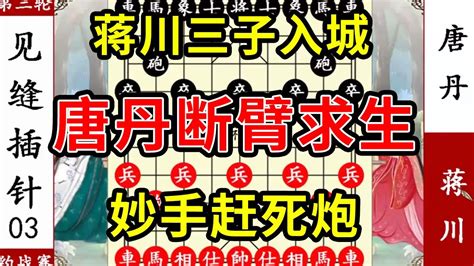 象棋神少帅：2022约战赛 蒋川三子入城 唐丹断臂求生 妙手赶死炮 Youtube