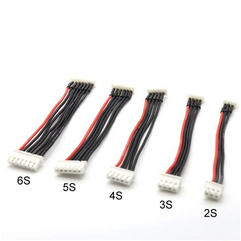 Jst Xh 2s 3s 4s 5s 6s Lipo Battery Balance Charge Extension Cable Male