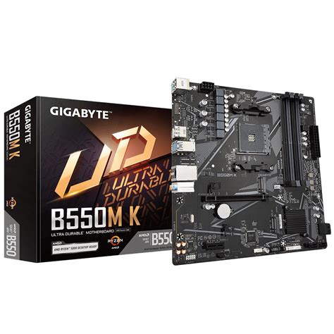 Tarjeta Madre Gigabyte Micro ATX B550M K Rev 1 0 S AM4 B550M K 1