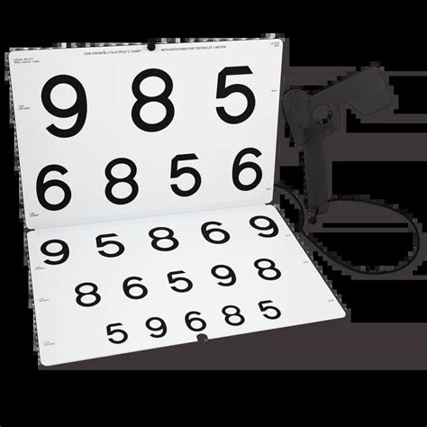 Lea Numbers Chart For Vision Rehabilitation Iapb Valued Supplier Scheme