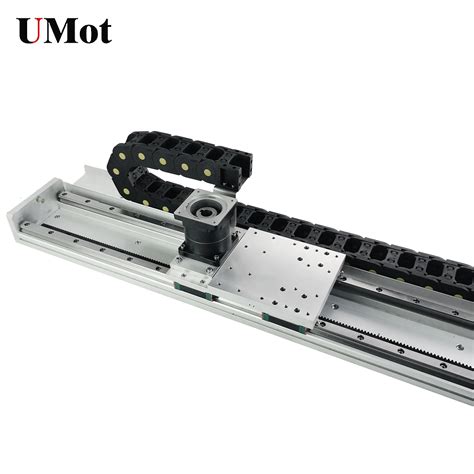 Umot 500kg Load Linear Slide Rails With Gear Rack Rack And Pinion CNC