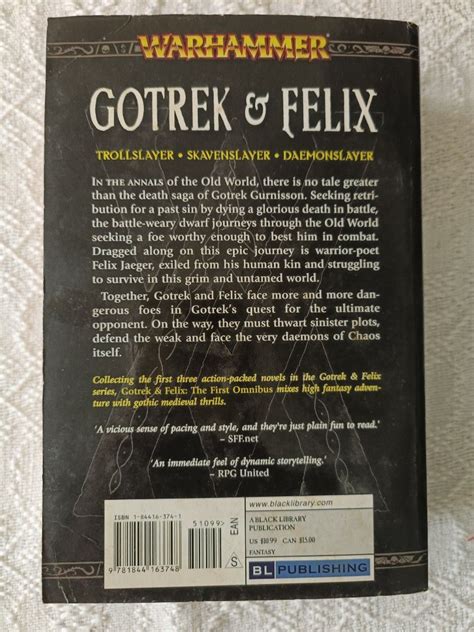 Warhammer Gotrek And Felix The First Omnibus Trollslayer