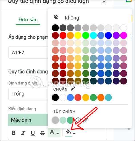 H Ng D N T M U Tr Ng Trong Google Sheets Quantrimang