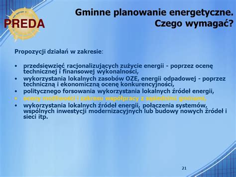 Planowanie Energetyczne W Gminie I Instytucjach Publicznych Jacek