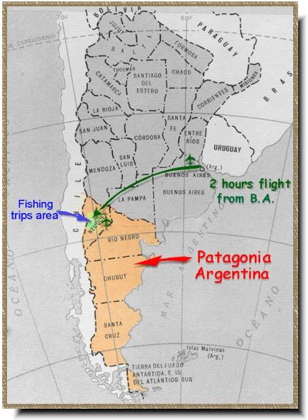 Map Of Argentina And Patagonia