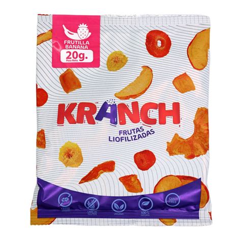 Frutas Liofilizadas Kranch Banana Y Frutilla G